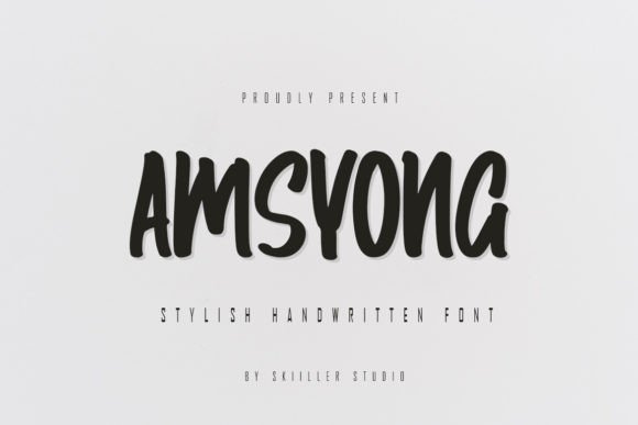 Amsyong: A Playful Display Font for Modern Editorial Design