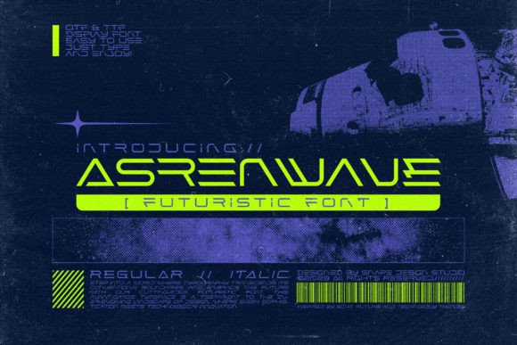 Asrenwave: A Futuristic Font for Makers Who Crave Modern Elegance