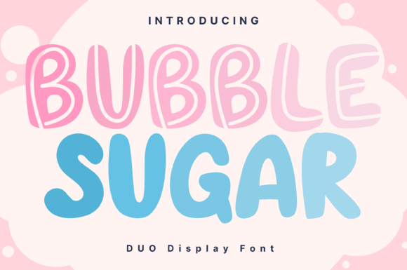Bubble Sugar: A Playful Display Font for Modern Marketing Visuals