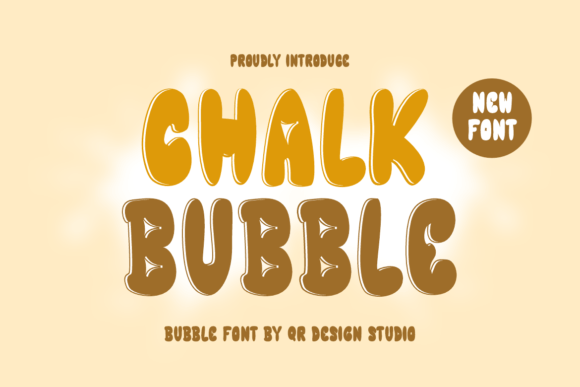 Chalk Bubble: A Joyful Display Font for Crafters and Makers