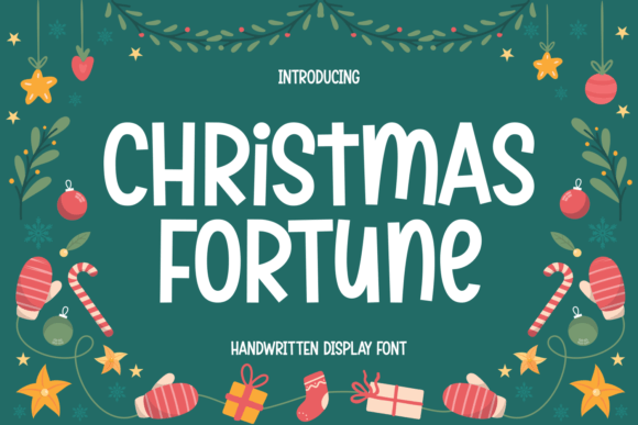 Christmas Fortune: A Handwritten Font for Festive Digital Branding