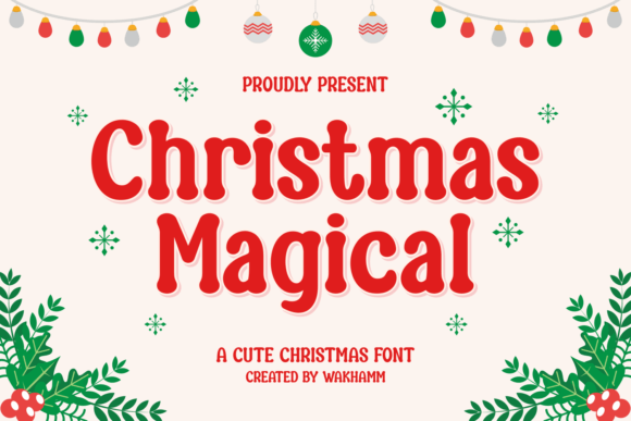 Christmas Magical: A Festive Handwritten Font for Crafters & Sellers