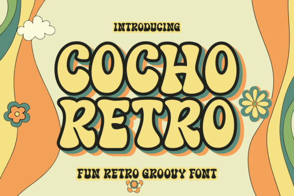 Cocho Retro: A Groovy Display Font for Modern Branding Projects