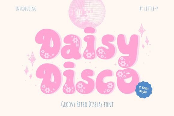 Daisy Disco: A Groovy Display Font for Retro Editorial Charm