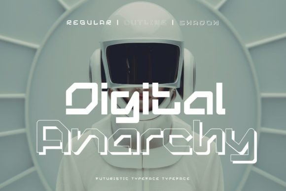 Digital Anarchy: A Bold Display Font for Modern Campaign Design