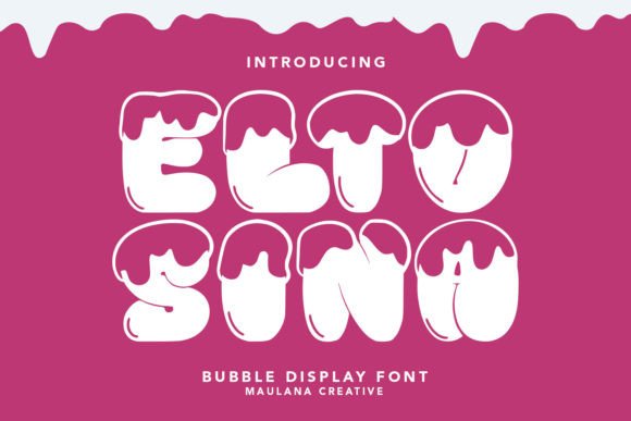 Eltosina: A Bold Display Font for Dynamic Editorial Design