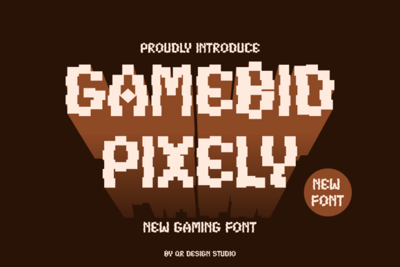 Gamebid Pixely: A Playful Display Font for Editorial Design and Digital Publishing