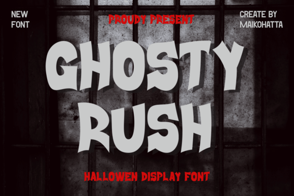 Ghosty Rush: How a Spooky Display Font Can Elevate Your Halloween Campaign