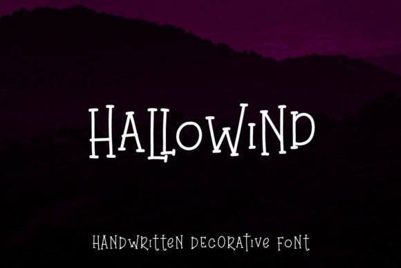 Hallowind: A Halloween Display Font That Elevates Small Business Branding