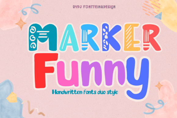 Marker Funny: A Playful Display Font for Lively Editorial Designs