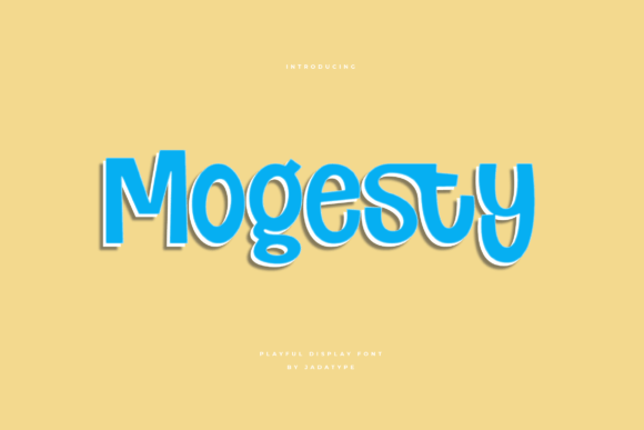 Mogesty: A Playful Display Font That Brings Branding to Life