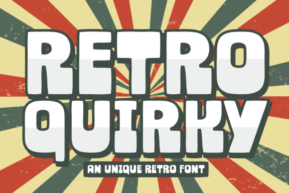 Retro Quirky: A Bold Display Font That Elevates Small Business Branding