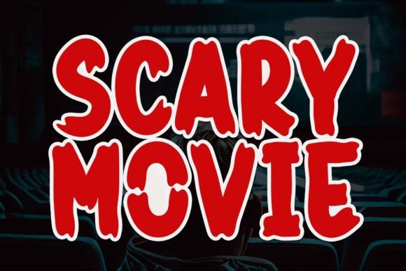 Scary Movie: A Quirky Display Font for Crafters and Product Designers