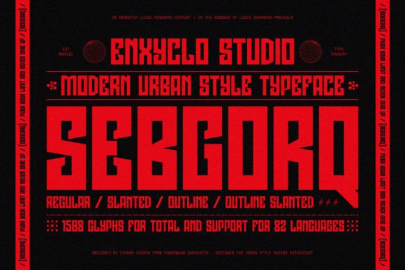 Sebgorq: A Modern Display Font That Elevates Small Business Branding
