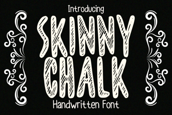Skinny Chalk: A Playful Display Font for Thoughtful Editorial Design