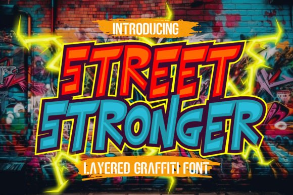 Street Stronger Font: Elevate Your Brand with a Bold Display Typeface