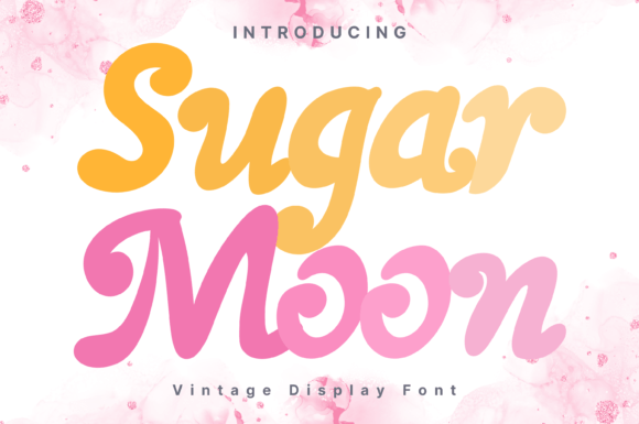 Sugar Moon: A Whimsical Display Font for Modern Web Design