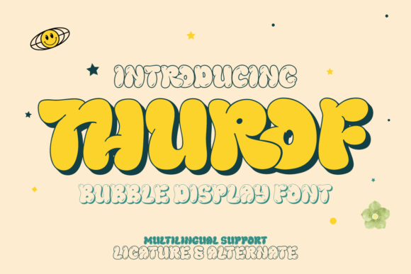 Thurof: A Bold Display Font for Dynamic Editorial Design