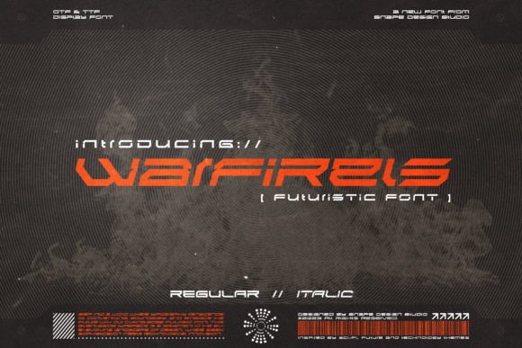 Warfirels: A Futuristic Display Font for Modern Brand Design