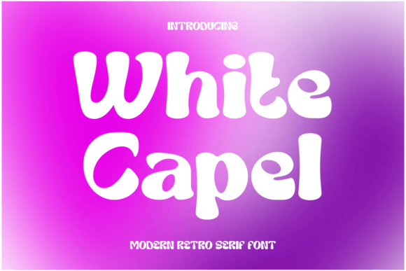 White Capel: A Bold Display Font for Modern Web Design